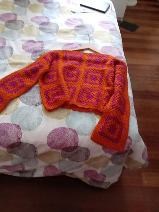 Jersey Crochet Granny Square Talla Única