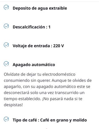 Cafetera Super Automática DeLonghi