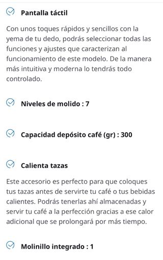 Cafetera Super Automática DeLonghi
