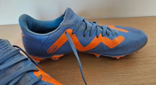 Scarpe calcio Puma blu/arancio