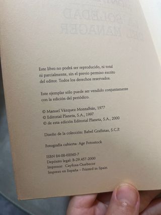 La soledad del manager