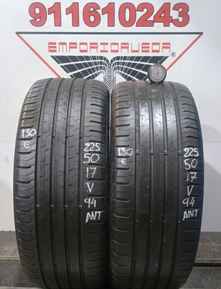 -225 50 17 V CONTINENTAL RUEDA AL 90% VIDA UTIL
