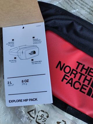 Riñonera The North Face Negra y Roja