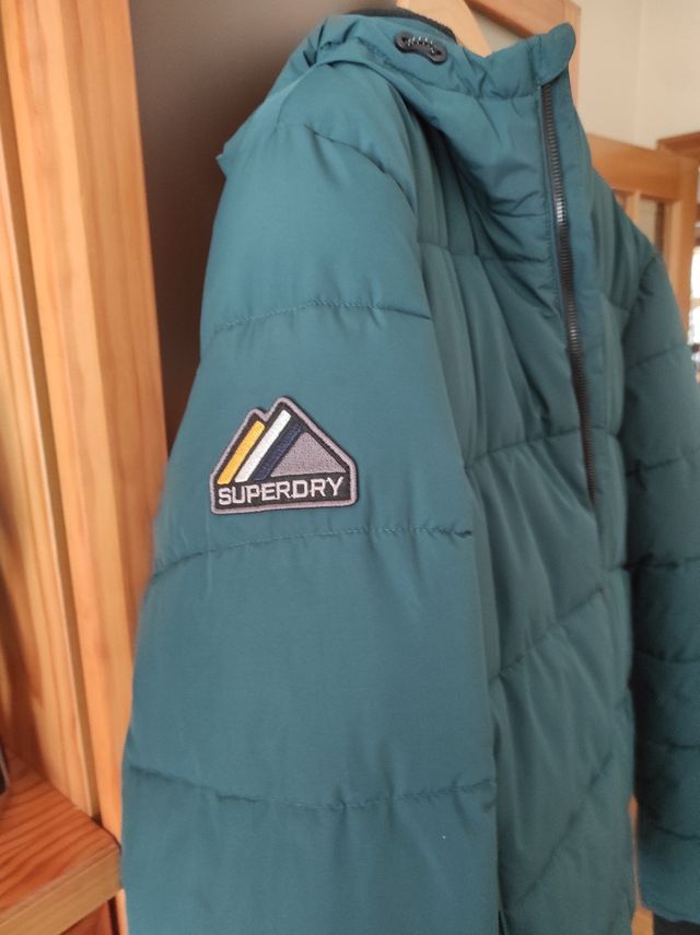 Plumífero Superdry Hombre Verde Oscuro XXL(xl)