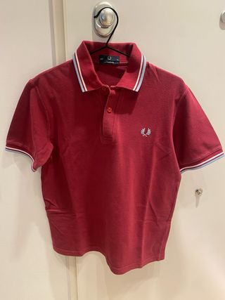 Polo Fred Perry Rojo Talla M