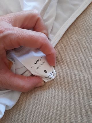 Falda ballet blanca ,uniforme de conservatorio