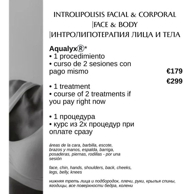 eliminación de grasa corporal y facial