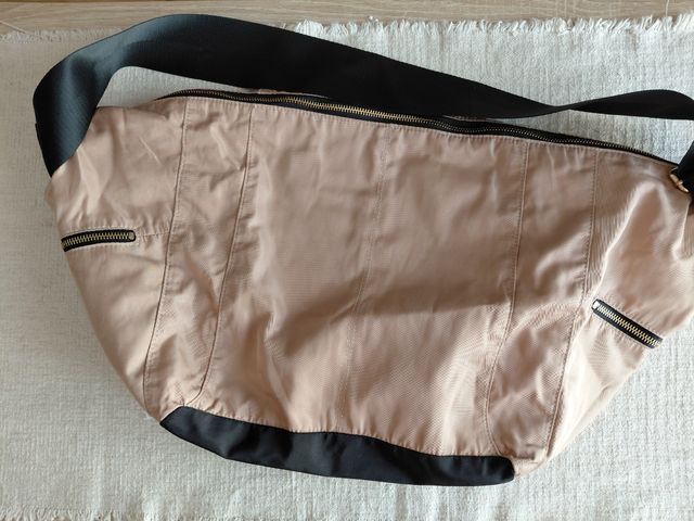 Bolso de Gimnasio H&M Beige y Negro