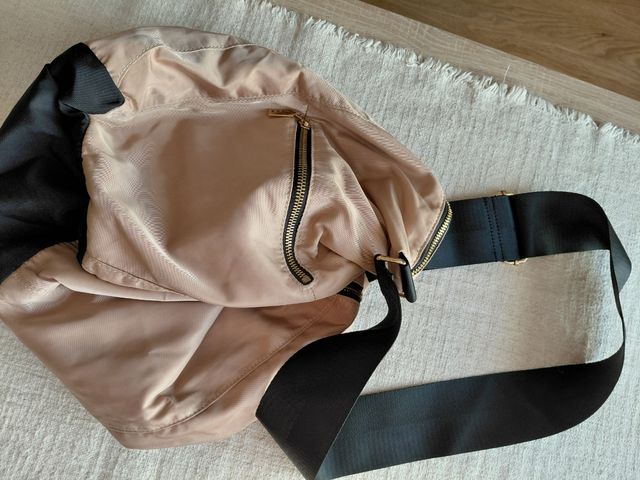 Bolso de Gimnasio H&M Beige y Negro