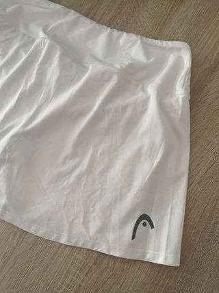 Falda deportiva HEAD blanca