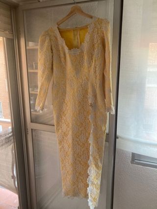 Vestido Isabel Pantoja años 90 hecho a medida. 