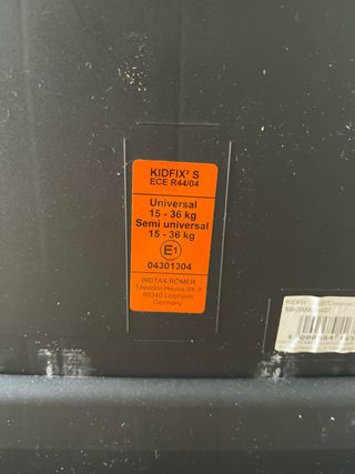 Silla coche Britax Römer Kidfix 2