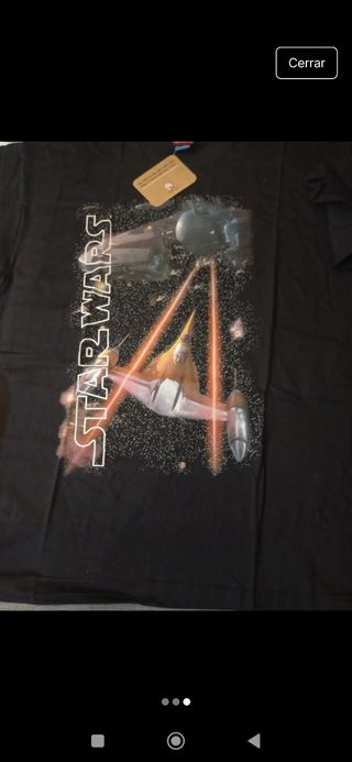 Camiseta Star Wars XL.