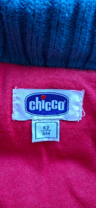 Giubbotto blu con cappuccio