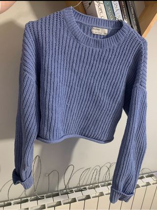 Jersey Bershka azul