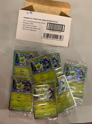 Carta Pokémon Sprigatito Básico 70 PS