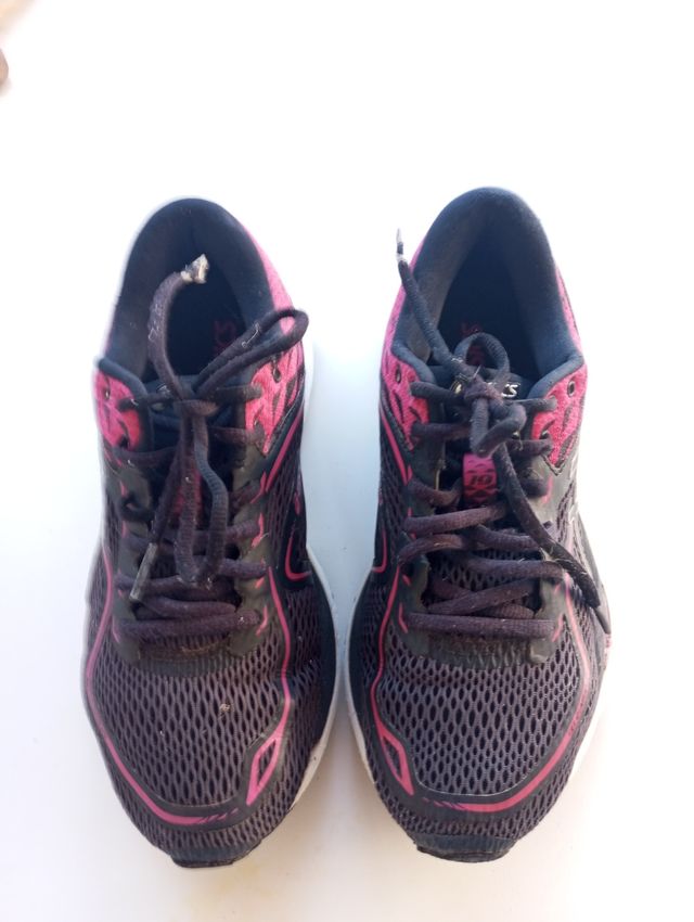 Scarpe da ginnastica donna nere e rosa