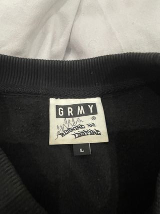 Sudadera Grimey Retro Negra