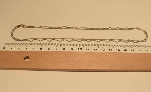 GARGANTILLA DE ORO BICOLOR 18K/9.4Gr