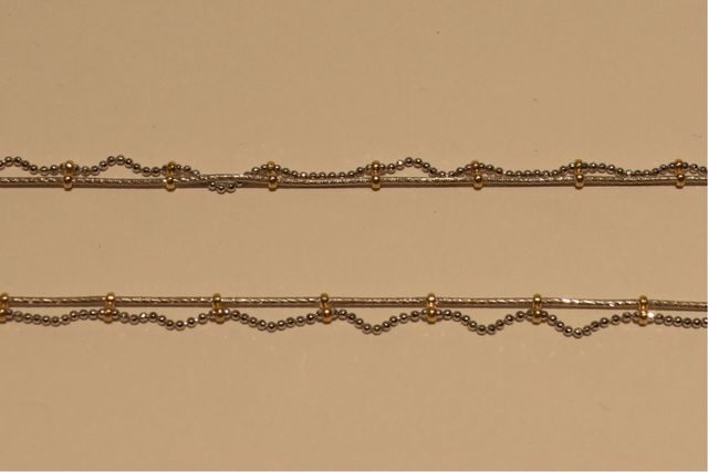 GARGANTILLA DE ORO BICOLOR 18K/9.4Gr