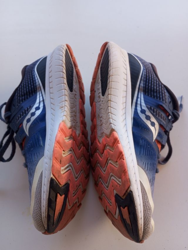 Scarpe da ginnastica uomo blu/arancioni