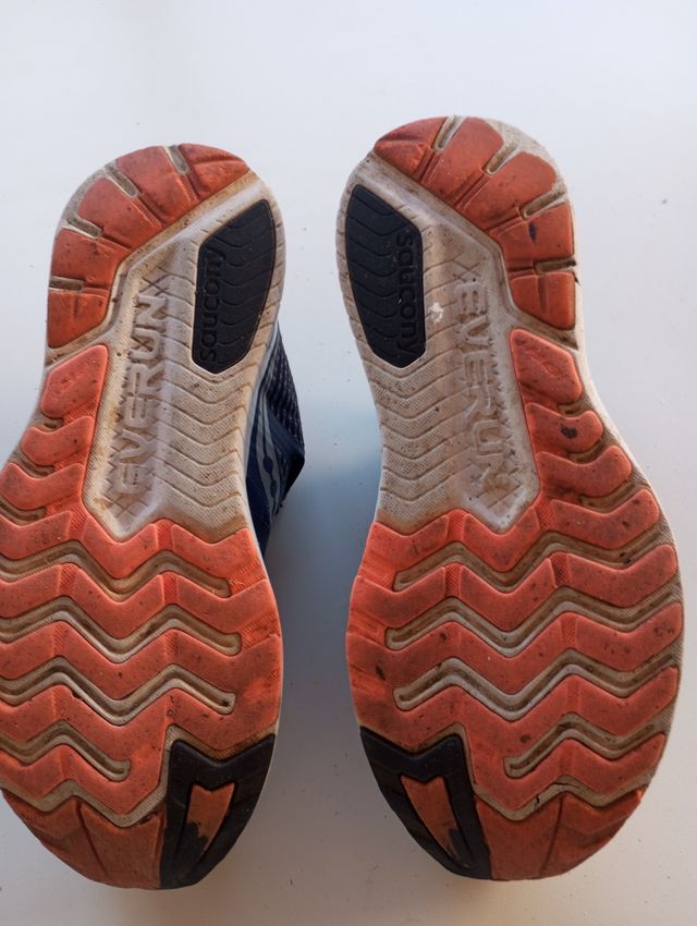 Scarpe da ginnastica uomo blu/arancioni