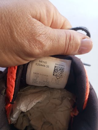 Scarpe da ginnastica uomo blu/arancioni