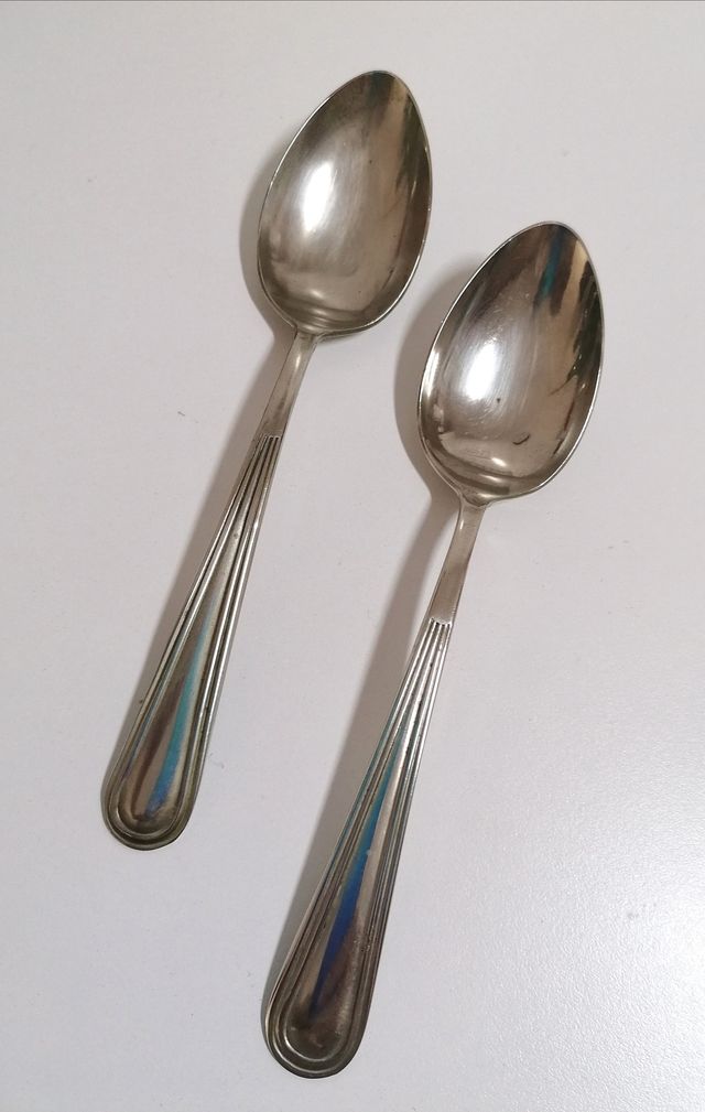 2 - CUCHARAS DE MESA - 100 % ALPACA