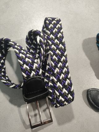 2 Cinturones Elásticos Trenzados