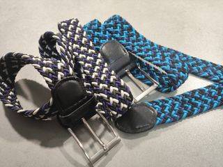 2 Cinturones Elásticos Trenzados