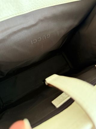 Bolso Gucci  jackie Vintage Marrón y Beige