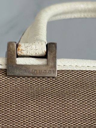 Bolso Gucci  jackie Vintage Marrón y Beige