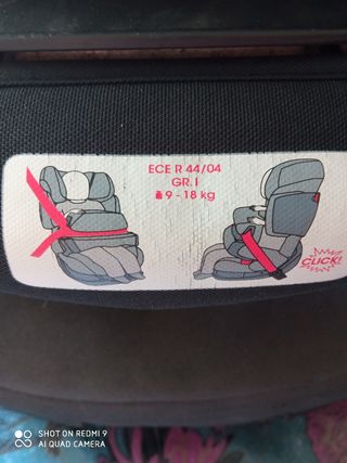 Silla de coche Cybex azul
