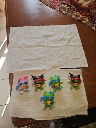 Figura de juguete estilo ninja lote de muñecos