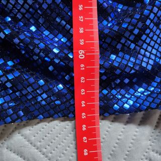 Vestito Zara paillettes blu elettrico