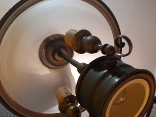 Lampadario 1 ampolla vetro 4 lampadine