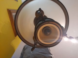 Lampadario 1 ampolla vetro 4 lampadine