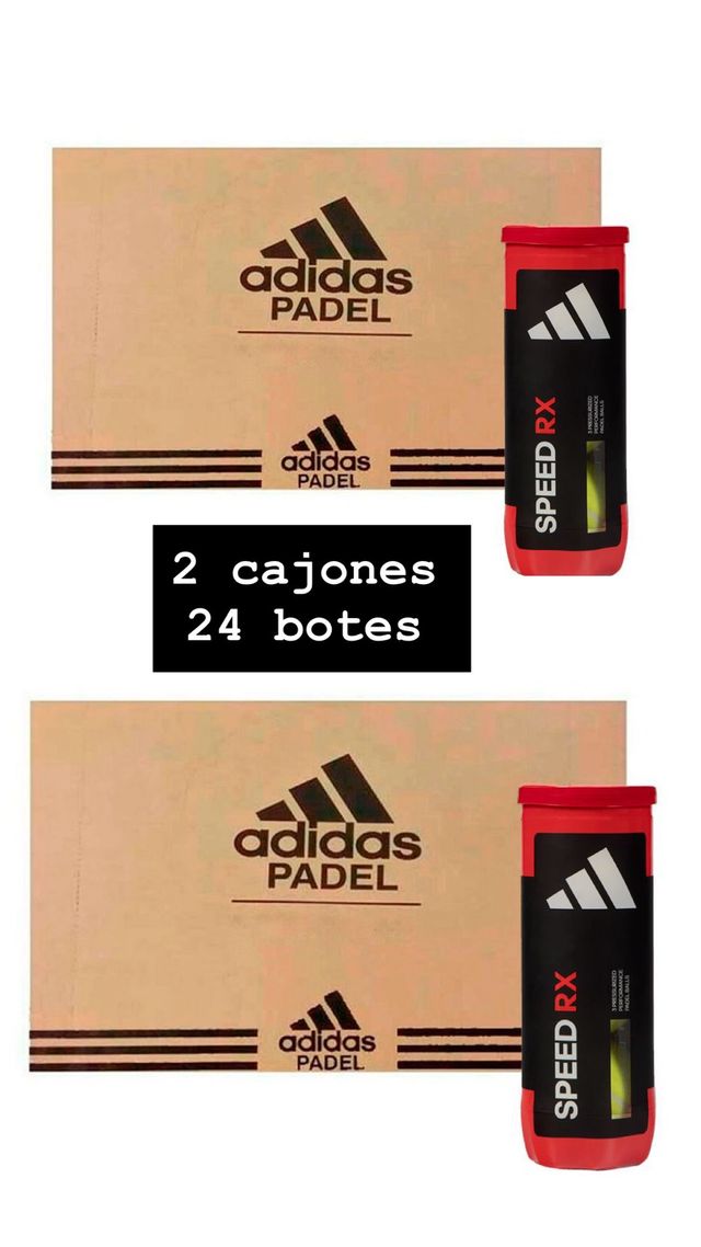cajon Pelotas Adidas Speed RX (48 botes )