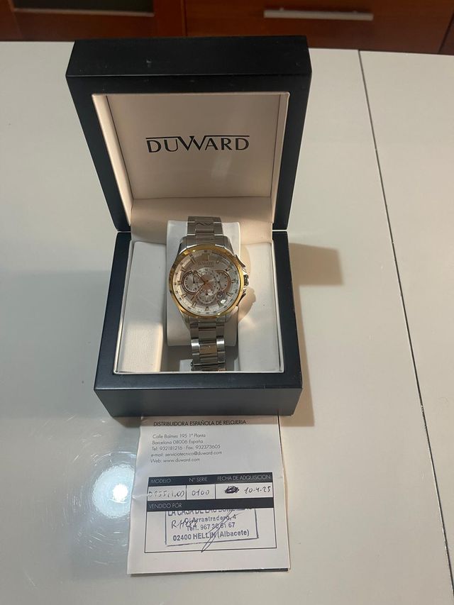 Reloj Duward Caballero Acero Dorado