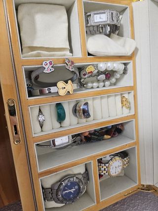 Caja joyero de madera y relojes!Varios precios!