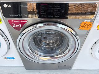 GARANTÍA. LAVADORA SECADORA LG 10.5/ 7 KILOS A+++