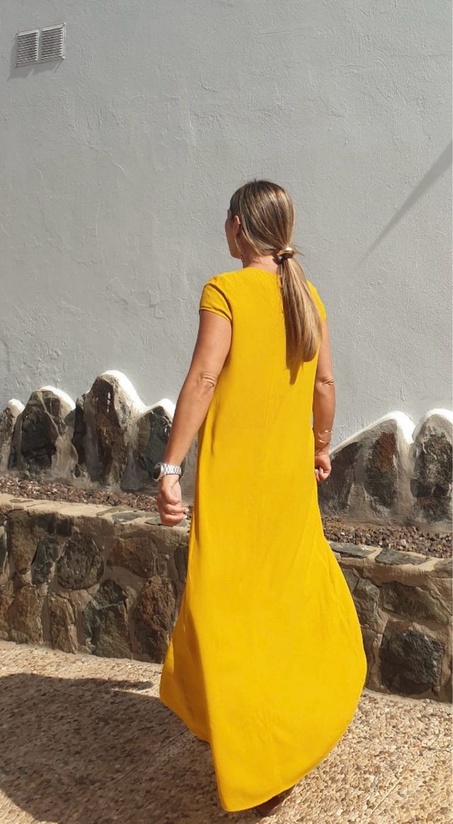 Túnica Zara amarilla