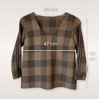 Blusón Cuadros Casilda y Jimena Talla M