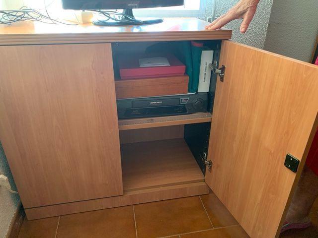 Conjunto muebles despacho madera