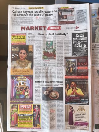 Pack de Periódicos originales de India