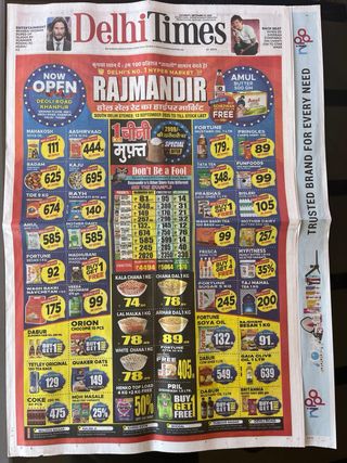Pack de Periódicos originales de India