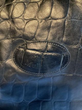 Borsone in Pelle Mulberry Nero