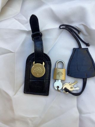 Borsone in Pelle Mulberry Nero