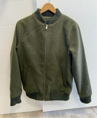 Chaqueta bomber verde