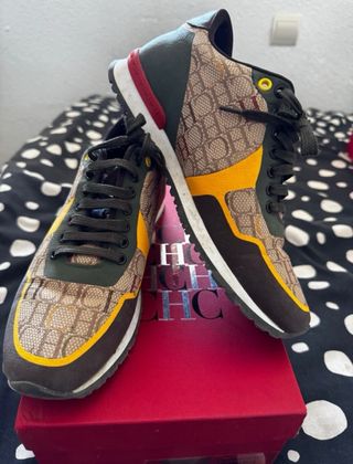 Zapatillas Carolina Herrera Mujer Beige/Marrón